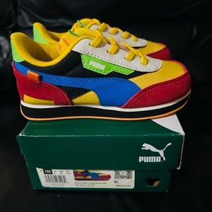 Puma Toddler Future Rider Candy Bar Solar Power Sneakers #385274-01 Size 10C